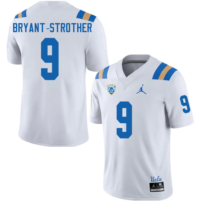 Jordan Brand Men-Youth #9 Choe Bryant-Strother UCLA Bruins College Football Jerseys Sale-White